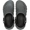 imageCrocs UnisexAdult Echo ClogSlate Grey Crackle