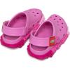imageCrocs UnisexChild Classic Lego System Clogs Lego Shoes for KidsTaffy Pink