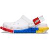 imageCrocs UnisexChild Classic Lego System Clogs Lego Shoes for KidsWhite