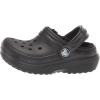 imageCrocs Kids Classic Lined Clogs for Toddlers  Synthetic Upper amp Lining  Synthetic Outsole amp Insole BlackBlack 10 Toddler M