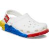 imageCrocs UnisexAdult Classic Lego System Clogs Lego Shoes for Women and MenWhite