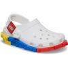 imageCrocs UnisexChild Classic Lego System Clogs Lego Shoes for KidsWhite