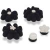 imageCrocs Jibbitz Flowers Shoe Charm PacksBlack Velvet Flower