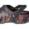imageCrocs UnisexAdult Classic Marbled Tiedye ClogBlack SandMulti