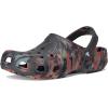 imageCrocs UnisexAdult Classic Marbled Tiedye ClogBlack SandMulti