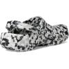 imageCrocs UnisexAdult Classic Marbled Tiedye ClogBlackWhite Confetti