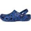 imageCrocs UnisexAdult Classic Marbled Tiedye ClogBlue BoltMulti Confetti
