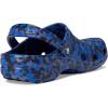 imageCrocs UnisexAdult Classic Marbled Tiedye ClogBlue BoltMulti Confetti