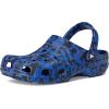 imageCrocs UnisexAdult Classic Marbled Tiedye ClogBlue BoltMulti Confetti