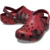 imageCrocs UnisexAdult Classic Marbled Tiedye ClogPepperBlack