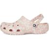 imageCrocs UnisexAdult Classic Marbled Tiedye ClogPink MilkMulti Confetti