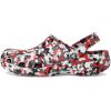 imageCrocs UnisexAdult Classic Marbled Tiedye ClogRedMulti Confetti