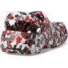 imageCrocs UnisexAdult Classic Marbled Tiedye ClogRedMulti Confetti