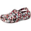 imageCrocs UnisexAdult Classic Marbled Tiedye ClogRedMulti Confetti