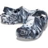 imageCrocs UnisexAdult Classic Marbled Tiedye ClogWhiteBlack