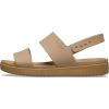 imageCrocs Womens Brooklyn Backstrap Low SandalsCashew