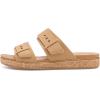 imageCrocs Womens Brooklyn Buckle Low SandalsUmber 1