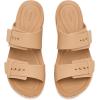 imageCrocs Womens Brooklyn Buckle Low SandalsUmber 1