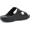 imageCrocs Womens Classic Saturday SandalsBlackMetallic Buckle