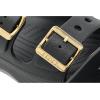 imageCrocs Womens Classic Saturday SandalsBlackMetallic Buckle