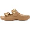 imageCrocs Womens Classic Saturday SandalsSepiaMetallic Buckle