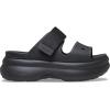 imageCrocs Womens Soho TwoStrap Sandals  24 Inch Platform  LiteRide SinkIn Footbed  Adjustable Upper StrapBlack
