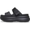 imageCrocs Womens Soho TwoStrap Sandals  24 Inch Platform  LiteRide SinkIn Footbed  Adjustable Upper StrapBlack