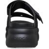 imageCrocs Womens Soho TwoStrap Sandals  24 Inch Platform  LiteRide SinkIn Footbed  Adjustable Upper StrapBlack