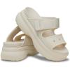 imageCrocs Womens Soho TwoStrap Sandals  24 Inch Platform  LiteRide SinkIn Footbed  Adjustable Upper StrapFrappe