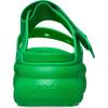 imageCrocs Womens Soho TwoStrap Sandals  24 Inch Platform  LiteRide SinkIn Footbed  Adjustable Upper StrapGreen Strike