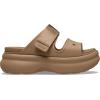 imageCrocs Womens Soho TwoStrap Sandals  24 Inch Platform  LiteRide SinkIn Footbed  Adjustable Upper StrapSepia