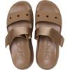 imageCrocs Womens Soho TwoStrap Sandals  24 Inch Platform  LiteRide SinkIn Footbed  Adjustable Upper StrapSepia