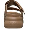 imageCrocs Womens Soho TwoStrap Sandals  24 Inch Platform  LiteRide SinkIn Footbed  Adjustable Upper StrapSepia