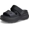 imageCrocs Womens Soho TwoStrap Sandals  24 Inch Platform  LiteRide SinkIn Footbed  Adjustable Upper StrapBlack