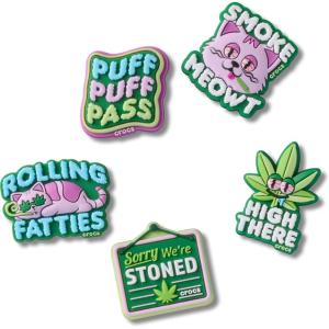imageCrocs Jibbitz Flowers Shoe Charm Packs420 Hemp Cuties