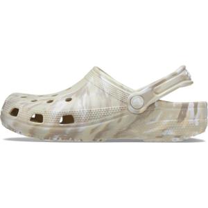 imageCrocs UnisexAdult Classic Marbled Tiedye ClogBoneMulti