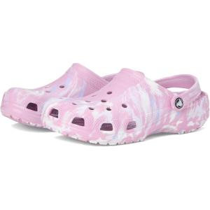 imageCrocs UnisexAdult Classic Marbled Tiedye ClogHydrangeaMulti
