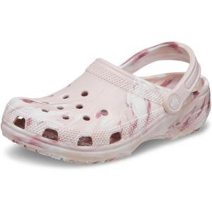 imageCrocs UnisexAdult Classic Marbled Tiedye ClogPink