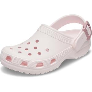 imageCrocs UnisexAdult Classic Metallic Buckle ClogsBubble Ice