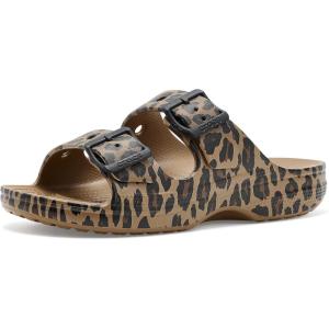 imageCrocs Womens Classic Saturday SandalsSepiaLeopard