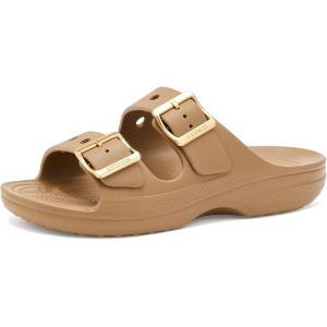 imageCrocs Womens Classic Saturday SandalsSepiaMetallic Buckle