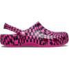 imageCrocs UnisexAdult Classic Graphic Clogs Pink CrushBlack 8 Women6 Men