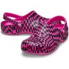imageCrocs UnisexAdult Classic Graphic Clogs Pink CrushBlack 8 Women6 Men