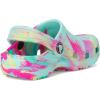 imageCrocs UnisexChild Classic Watercolor Marbled ClogAquamarineMulti