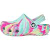 imageCrocs UnisexChild Classic Watercolor Marbled ClogAquamarineMulti