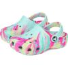 imageCrocs UnisexChild Classic Watercolor Marbled ClogAquamarineMulti