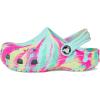 imageCrocs UnisexChild Classic Watercolor Marbled ClogAquamarineMulti