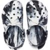 imageCrocs UnisexChild Classic Watercolor Marbled ClogBlackWhite
