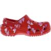 imageCrocs UnisexChild Classic Watercolor Marbled ClogCherry Red