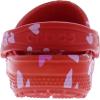 imageCrocs UnisexChild Classic Watercolor Marbled ClogCherry Red